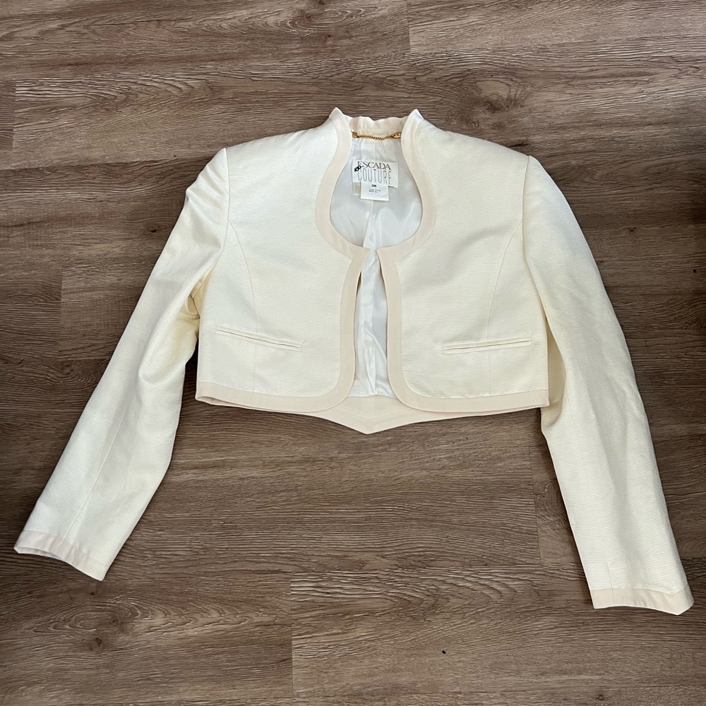 Vintage Escada Couture bolero jacket